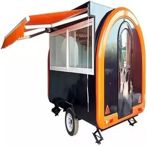 Gran oferta de camión de comida remolcable de acero inoxidable y aluminio/remolque de cocina móvil para Hotdog/helado al por mayor - Product Image 1
