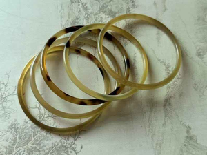 Meilleure qualité 100% naturel corne de buffle bracelet poli véritable corne bijoux pour femmes et filles cadeau parfait un prix pas cher - Product Image 4