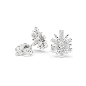 Pendientes de Diamantes de Laboratorio de 0.18 CT para Mujer, Claridad VVS-VS EF, Oro de 18KT, 14KT, 10KT y Plata 925, Oro Rosa, Amarillo y Blanco - Product Image 6