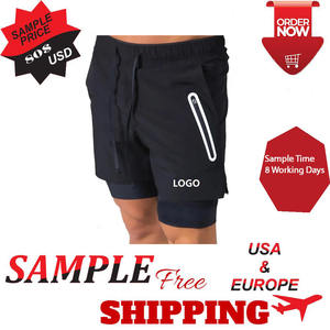 2024 New Design OEM Mens 100% Polyester Gym Wear <b>Jogger</b> <b>Shorts</b> With Pocket Workout Quick Dry Running <b>Short</b> for Men - Product Image 6