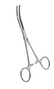 Sumber daya Manual untuk penjepit tepat, sumber daya Manual Forceps <span class=keywords><strong>Kelly</strong></span> lengkung 5.5 inci kelas medis - Product Image 6