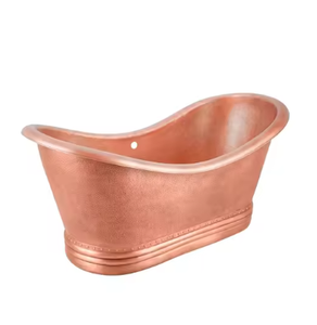 Baignoire de luxe en métal poli décorative faite à la main en métal cuivre Design classique Baignoire design en cuivre Baignoire européenne pour la maison - Product Image 2