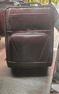 Valise de voyage en cuir véritable de haute qualité, unisexe, grande capacité, fermeture éclair, élégante, imprimés animaliers - Product Image 2