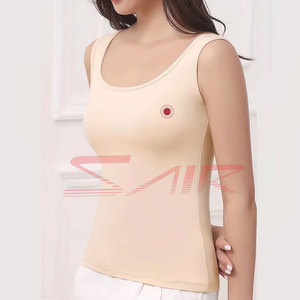 Camisola Larga de Algodón y Fibra de Bambú Transpirable para Mujer, Talla Grande, Color Sólido, Cómoda para Usar en Verano - Product Image 2