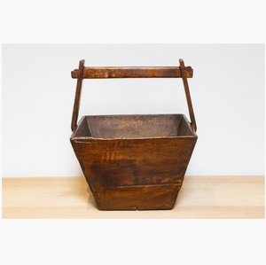 Modern Vintage <b>Wooden</b> <b>basket</b> - Product Image 2