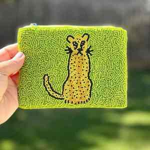 Monedero de Cuentas Hecho a Mano en India, Colorido, de Diseño Premium, Mini Cartera con Cremallera para Mujer, Proveedor - Product Image 1