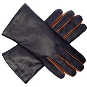 Gants d'hiver en peau de mouton en cuir véritable classique personnalisés de la meilleure qualité pour femmes doublés de laine pour un usage quotidien - Product Image 6