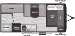 Remolques de viaje usados Keystone Coleman 17B 2025 de alta calidad para comercio al por mayor - Product Image 2