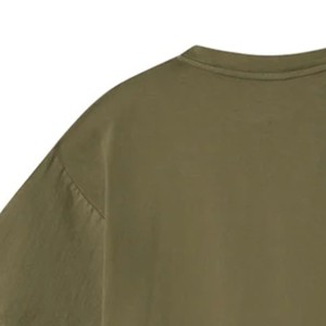 <b>men</b> <b>t</b> <b>shirt</b> Oversized Solid Color Short Sleeve O-Neck Casual Cotton Jersey Knit Style Regular Length Plain Dyed <b>men</b> <b>t</b> <b>shirt</b> - Product Image 2