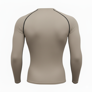 เสื้อ rashguard แขนยาวผ้าสแปนเด็กซ์สำหรับฝึกศิลปะการต่อสู้ Jitsu Jitsu Jitsu ชุดเล่นกีฬารัดรูปแห้งเร็ว - Product Image 5