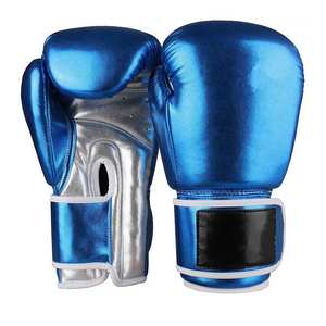 Guantes de Boxeo de Alta Calidad en Cuero y Poliéster, Color Personalizado, Transpirables, Cómodos, con Cierre de Gancho y Bucle, para Entrenamiento al Aire Libre, Venta al Por Mayor - Product Image 4