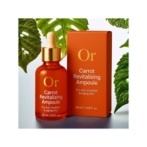 Suero Revitalizante con Extracto de Zanahoria J&G Cosmetic, Hidratante en Ampolla de 50 ml, Uso Doméstico para Mujeres, Dirigido al Rostro, Mejora la Textura de la Piel - Product Image 4
