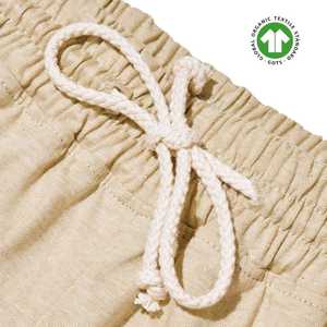 <b>Mens</b> Organic Living Color Jogger Pants Anti-wrinkle, Man <b>Trouser</b>, Plain Dyed- Tan-Green, 5.4 oz Jersey, Breathable Stretch - Product Image 2