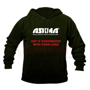 Sudadera con capucha de manga larga negra transpirable para hombre con logotipo personalizado al por mayor sudadera de algodón de temporada de invierno OEM estampado personalizado - Product Image 3