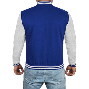 Varsity <b>Jackets</b> in Orange Color Plus Size Oversize <b>Jackets</b> Winter Wear With Black Color Sleeves - Product Image 5