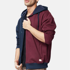 Unique Color Best Style Premium Quality Men Winter Quarter <b>Zip</b> Fleece <b>Hoodie</b> <b>Pocket</b> 100% Cotton Quick Dry Custom Printed Design - Product Image 2