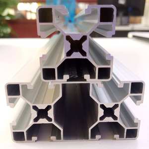 Perfil de Extrusión de Aluminio con Ranura en T de 40x40 mm, Aleación 6063/6061, Estructura Industrial, Tratamiento de Superficie Personalizado, Longitud de 6 m - Product Image 3