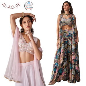 Kurti/Traje/Kurta Elegante de Moda India y Pakistaní para Mujer, Corte Entallado, Hecho de Poliéster para Bodas y Fiestas - Product Image 6