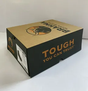 Kraft paper gift box outer packaging box design Local specialty creative stickers Handheld gift box wholesale