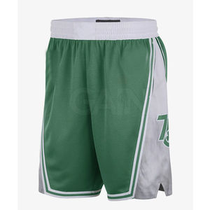 French Terry Logo Woven Gym Fitness Biker Shorts Cintura media Color sólido Transpirable Cintura elástica Casual Mesh Inserts Board Shorts - Product Image 1