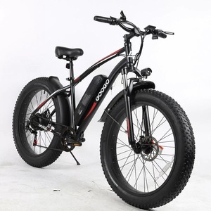 Nouvelle offre 26 pouces vélo électrique 350W 48V 8Ah gros pneu tout-terrain cadre en acier 9 vitesses Durable E-Bike - Product Image 1