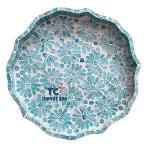 Plateaux de service Thanhcongcraft en nacre incrustée, modèle MOP, pour la décoration de la maison pendant le Ramadan – un objet attrayant de style arabe. - Product Image 1