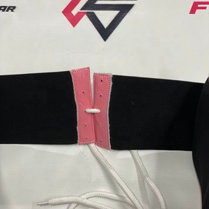 New Adjustable Fly Pink Leather Abdominal Protection Gear Groin Guard Sparring Training MMA Muay Thai Kickboxing <b>Comfortable</b> Cup - Product Image 3