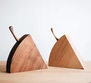 High-Quality Cheese <b>Block</b> in Premium Wood with Hand Forged <b>Knife</b> for Elegant Storage and Display Stand Premium Quality - Product Image 4