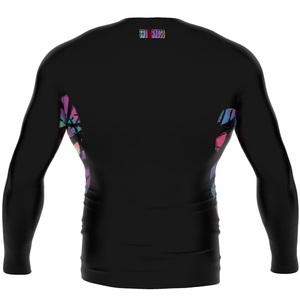 BJJ MMA Rash Guard para mujer, diseño personalizado, camisas de secado rápido de manga corta y larga, ropa de fitness Rash Guard - Product Image 3