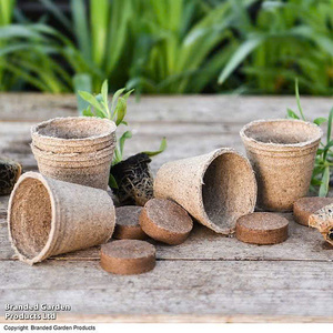 Pots plantés en fibre de coco de haute qualité pour le jardinage éco-conscient disponibles aujourd'hui - Product Image 5