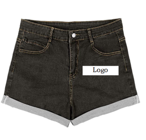 Venta al por mayor Venta caliente Stock barato Ropa de moda Mujeres Junior Vintage Denim Jeans de cintura alta Pantalones cortos Abastecimiento - Product Image 5