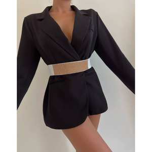 Ceinture en tissu élastique ornée de strass - Product Image 2