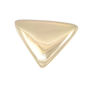 Diseño de moda italiana Mejor Producción de moda italiana Declaración de moda diaria Triangular Blu Esmalte Stud Trendy Silver - Product Image 4