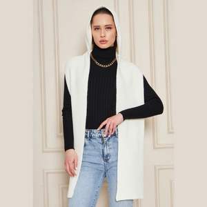 Women's Soft Textured Knitted Hooded <b>Scarf</b> Keeps Warm Stylish and Comfortable Stylish Look Autumn Winter ODM OEM Service - Product Image 1