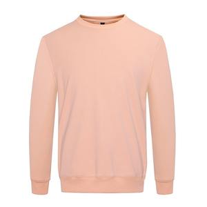 Suéter de cuello redondo de Color sólido de 350g de alta calidad Jersey de manga larga para hombres y mujeres Casual cómodo - Product Image 1