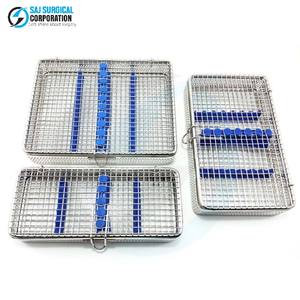 Cesta Oftálmica Micro con Tapa, Insertos de Acero Inoxidable, Tiras Duraderas y Reutilizables, Manual para Proteger Herramientas de Cirugía Ocular - Product Image 1
