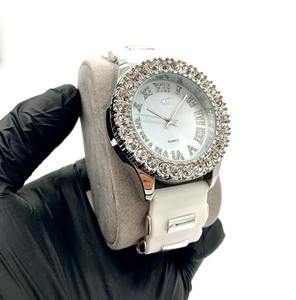 Reloj de Diamantes Moissanite Octagon para Hombre, Oro Rosa y Acero Inoxidable de Dos Tonos, Movimiento de Cuarzo Brillante, Reloj de Lujo - Product Image 1