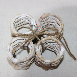 Artex Dong Thap Factory – Housse de boîte à mouchoirs en rotin tressé à la main, modèle SD4056A-4WH01 en jacinthe d'eau, pour une maison éco-responsable - Product Image 4