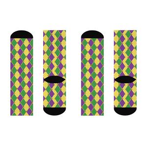 Calcetines de Algodón con Diseño de Argyle, Absorbentes de Sudor, con Logotipo, para Primavera, Casual, Fiesta de Mardi Gras, Regalo al por Mayor para Hombre - Product Image 3