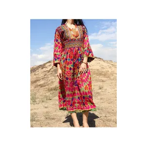 शानदार शैलियों बंजारा आदिवासी पोशाक जातीय अफगान/पाकिस्तान पार्टी पारंपरिक पोशाक पाकिस्तान में किए गए