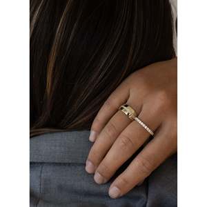 ดาเลีย ปาวแหวนเพชร 2.2 มม. เครื่องประดับหมั้นรูปดอกไม้สุดหรู - Product Image 3