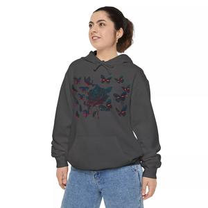Último diseño Casual Pullover frente y espalda impreso sudaderas con capucha personalizar Streetwear Vintage mujeres Fleece Casual Hoodies - Product Image 3