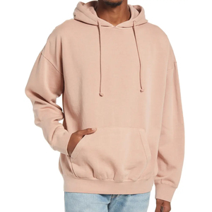 Venta al por mayor de calidad Puff de impresión de peso pesado de algodón con capucha de los hombres de gran tamaño de impresión personalizada de lujo pulóver de algodón sudaderas con capucha personalizadas - Product Image 6