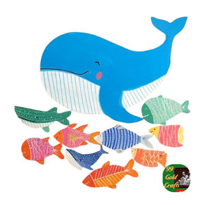 <b>Wooden</b> Fish Ornament, Handmade <b>Wooden</b> Fish, Customized <b>Wooden</b> Fish Craft Export: Unfinished & Painted, Competitive Price - Product Image 1