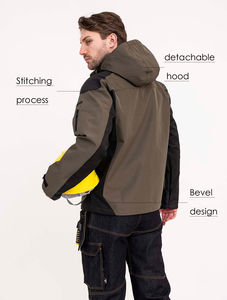 OEM Trending <b>Padded</b> Customized <b>Hooded</b> Wholesale Cordura <b>Jacket</b> Street Fashionable Unisex Multi Zipper Cordura <b>Jacket</b> - Product Image 6