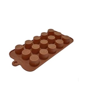 Molde de Silicona de Grado Alimenticio para Gelatina, 15 Cavidades, Color Marrón, Herramientas para Hornear de Calidad Garantizada - Product Image 1