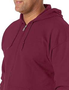 Sudadera con cremallera de estilo deportivo para gimnasio y actividades diarias Sudadera con cremallera en tonos neutros sólidos - Product Image 5