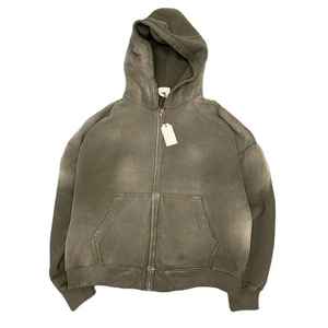 Sweat-shirts d'hiver personnalisés de haute qualité pour hommes, 100 % coton, style streetwear, effet délavé, vieilli, écologique et respirant - Product Image 1