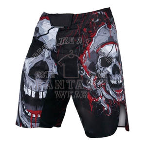 Pantalones Cortos de Fitness MMA con Transferencia Térmica y Logotipo Personalizado FANTASY WEAR OEM Premium, Pantalones Cortos con Logotipo Preimpreso - Product Image 1