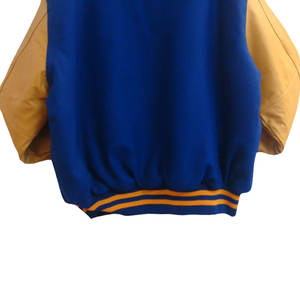 Chaqueta Varsity personalizada invierno de alta calidad mangas de cuero universidad béisbol Letterman lana Varsity chaqueta para hombres de alta calidad - Product Image 6